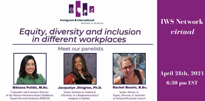 Equity, diversity and inclusion in different workplaces